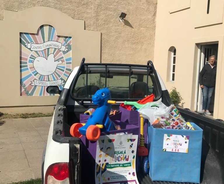 Se hizo entrega de las donaciones al Comedor Espíritu Santo