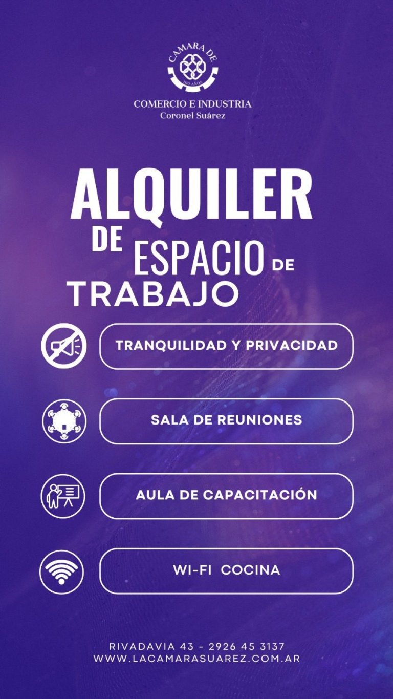 Alquiler de espacio de trabajo